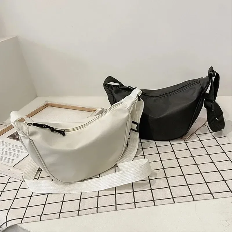 Cross body Knödel tasche für Frauen große Kapazität einfarbige Brusttasche entworfen Damen tägliche Straße Gürtel taschen сумка женская