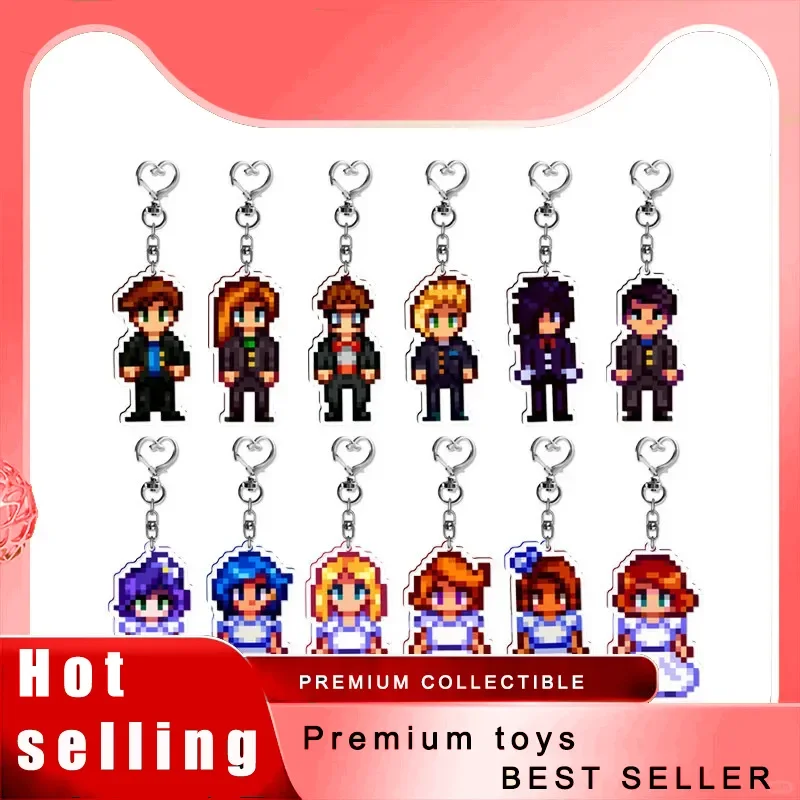 Stardew Valley Keychain Alex Harvey Shanm Sheen Abigail Emily Hailea Penny