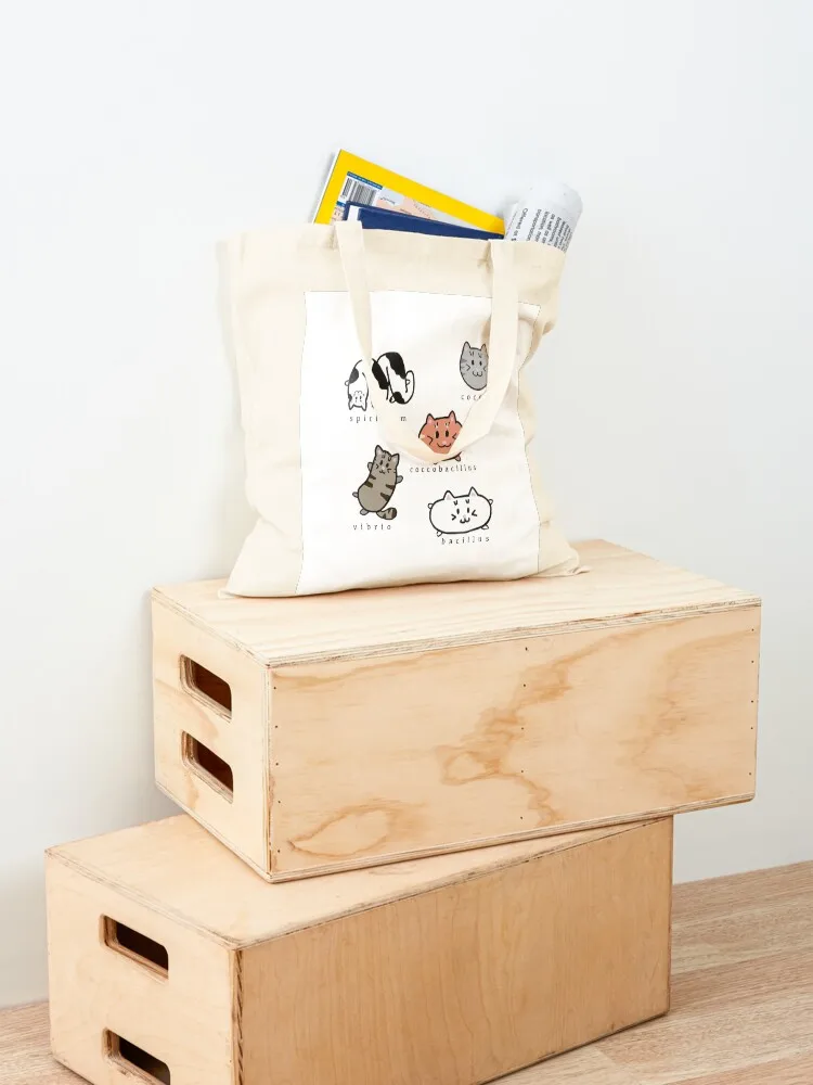 Bacteria Kittehs Tote Bag Cloth bag Cloth bags bag luxury women Women's beach bags