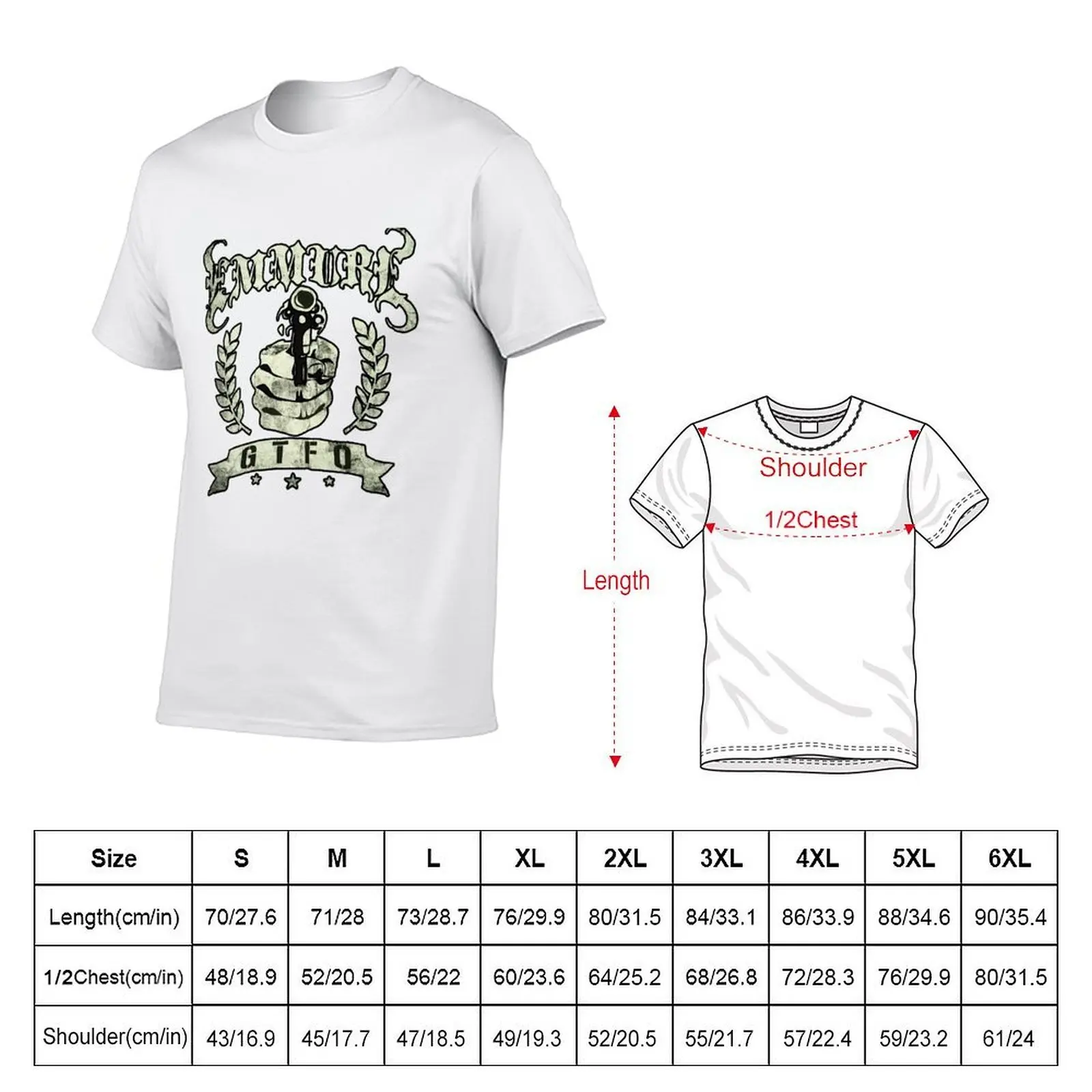 A Bloodsoaked Symphony New Best Art Gtfo Emmure Cool T-Shirt new edition plus size tops mens t shirt graphic