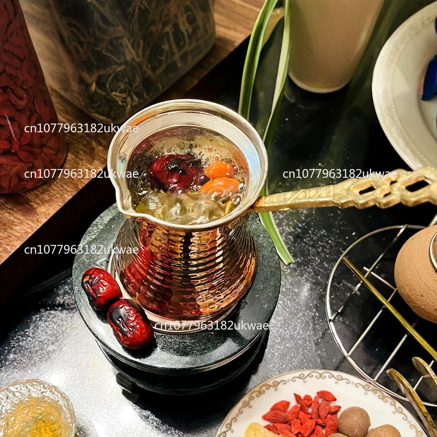 

Handmade coffee pot Internet celebrity pure copper original enclosure pot making tea hanging ears hand brewing pot niche
