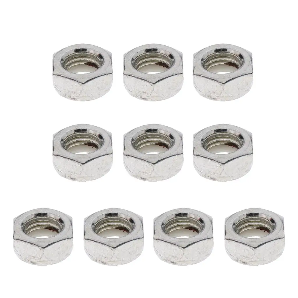 4-6pack 10pcs Skateboard Longboard Truck Wheel Axle Mounting Screw Nuts