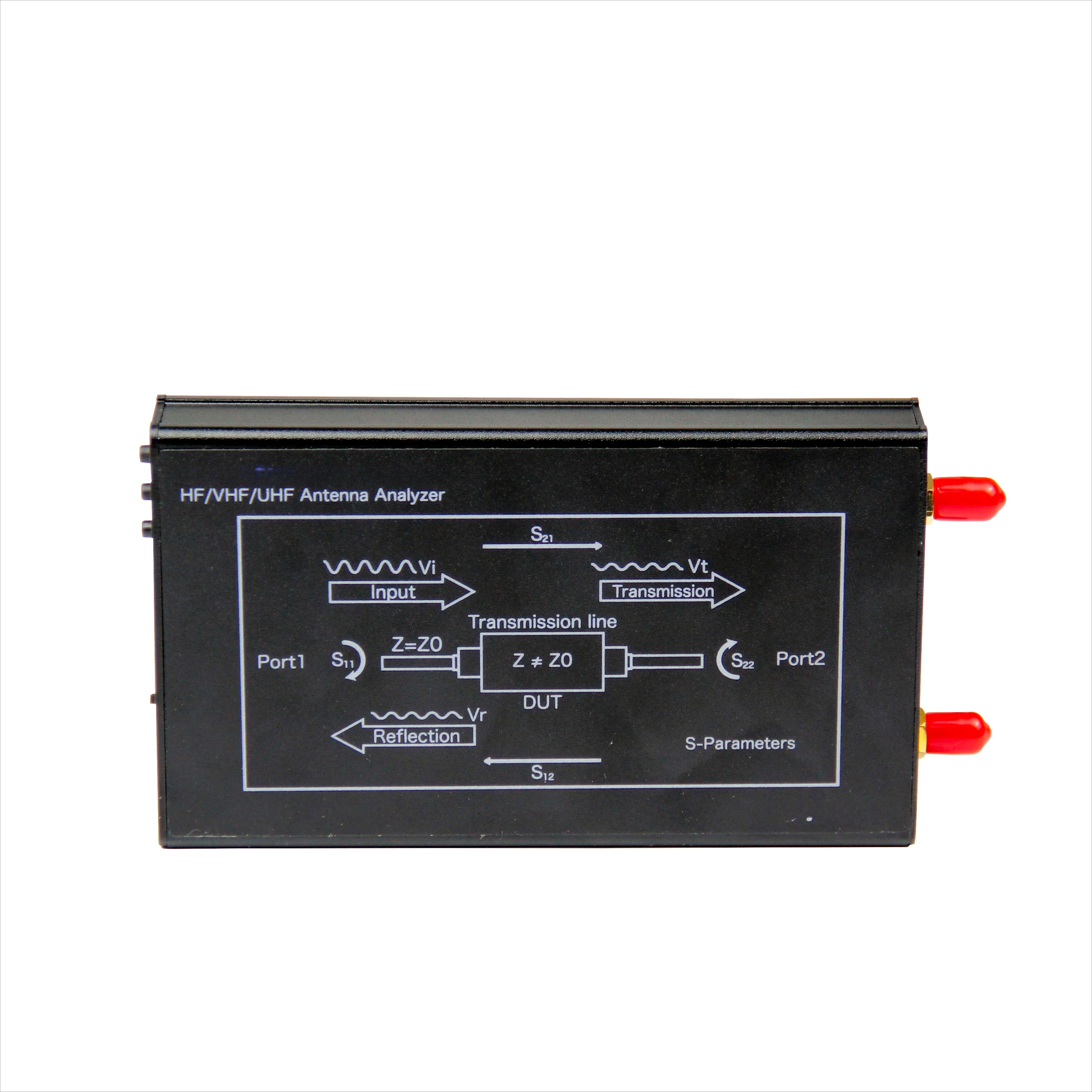 4.3 Inch RF Vector Network Tester, 10kHz-3GHz Wideband Antenna Analyzer for HF VHF UHF Radio Measurement
