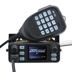 Портативная рация HIROYASU IC-980 Pro UHF VHF Dual Band, двойные часы, 25 Вт AI, с шумоподавлением, FM-скремблер, Vox, мини-мобильное радио