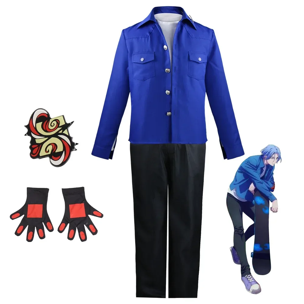 Anime SK8 The Infinity Cosplay Hasegawa Ranga Man Costume