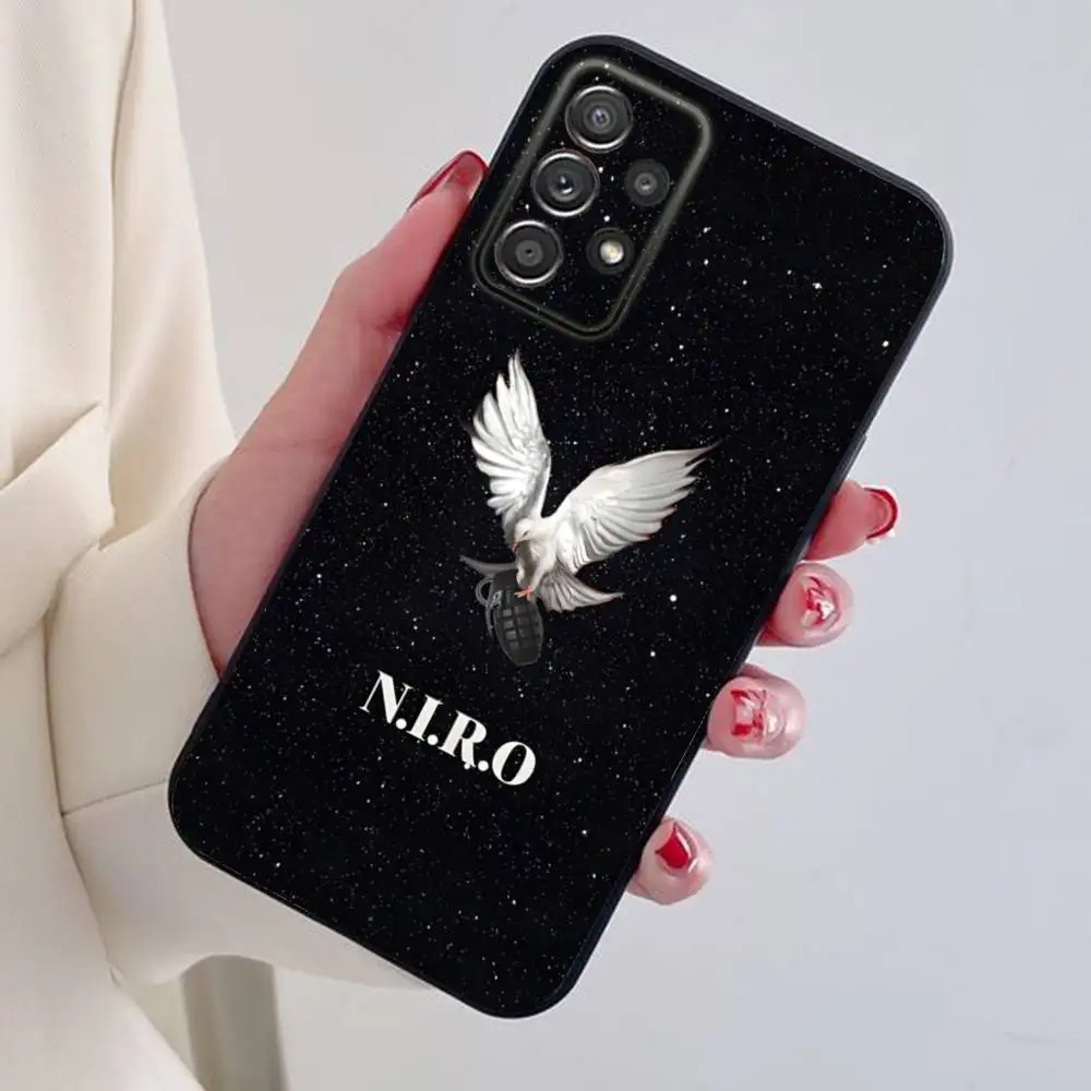 Casing HP HOT N-NIRO OX7 Untuk Samsung S25,24,21,22,23,30,Ultra,20,Plus Hitam bahan silikon lembut