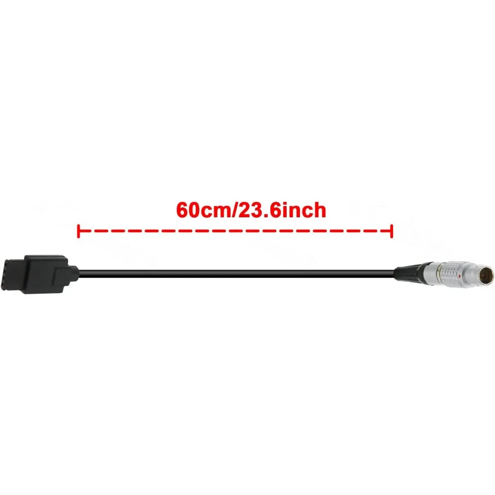 Alvin's Cables Power-Cable for DJI Pro Wireless Receiver from Ronin 2 1B 6 Pin Male to 4 Pin Female Cable 60CM|24 inches