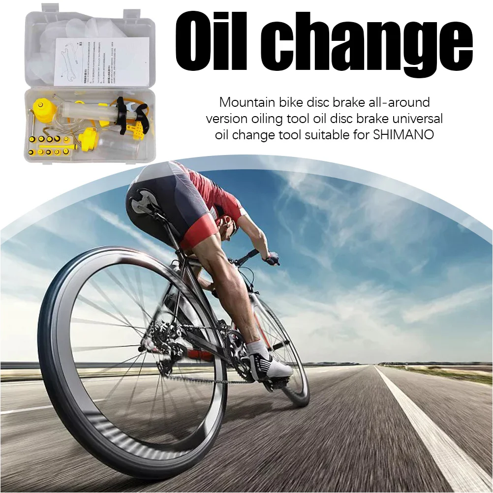 

Disc Brake Filling Tool Bleed Kit Mineral Oil Universal Mountain Bike Bleeder Bicycle