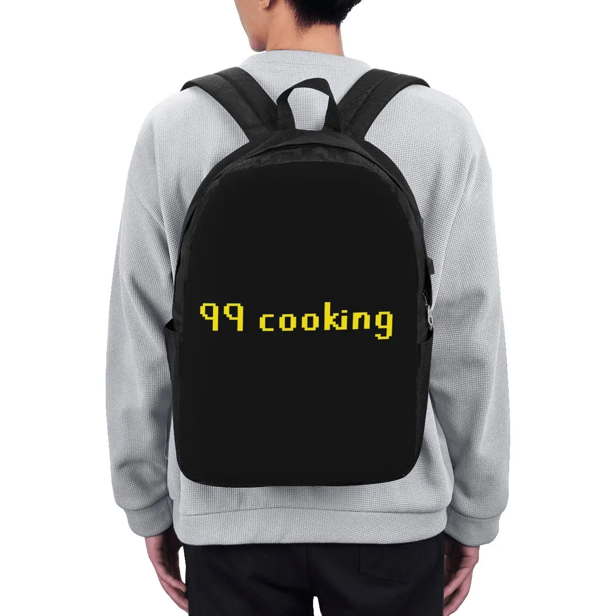 

99 Cooking Runescape Backpack Travel Notebook Bag Computer College Student School Bag Laptop Shoulder Bags for Men Women