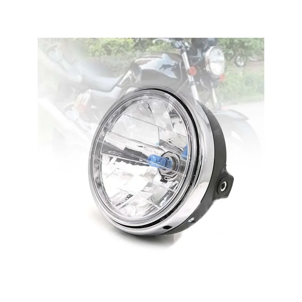 Motorcycle Accessories Modified Front Headlight Fit for Honda VT250、CB400、CB750、CB900/1000/1300 HONET600 Headlight Bulb