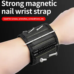 Multifunctional Magnetic Wrist Strap Screw Storage Bag Portable Electrician Wrist Guard Oxford Cloth Tool Kit Sturdy And Durable