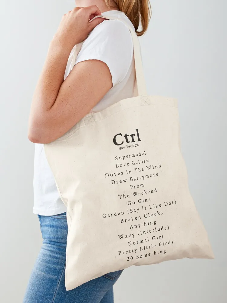 

CTRL by SZA Tote Bag Shopper bag Big bag women reusable shopping tote men
