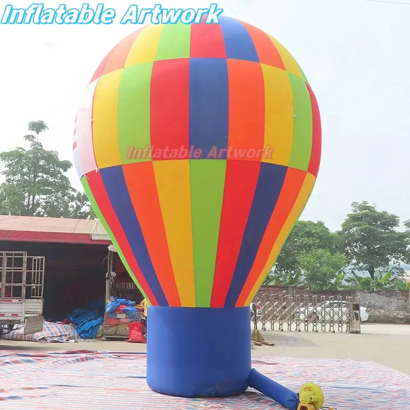 Personalized Advertising Decoration Rainbow Giant Ground Balloon for Outdoor Promotion Toys