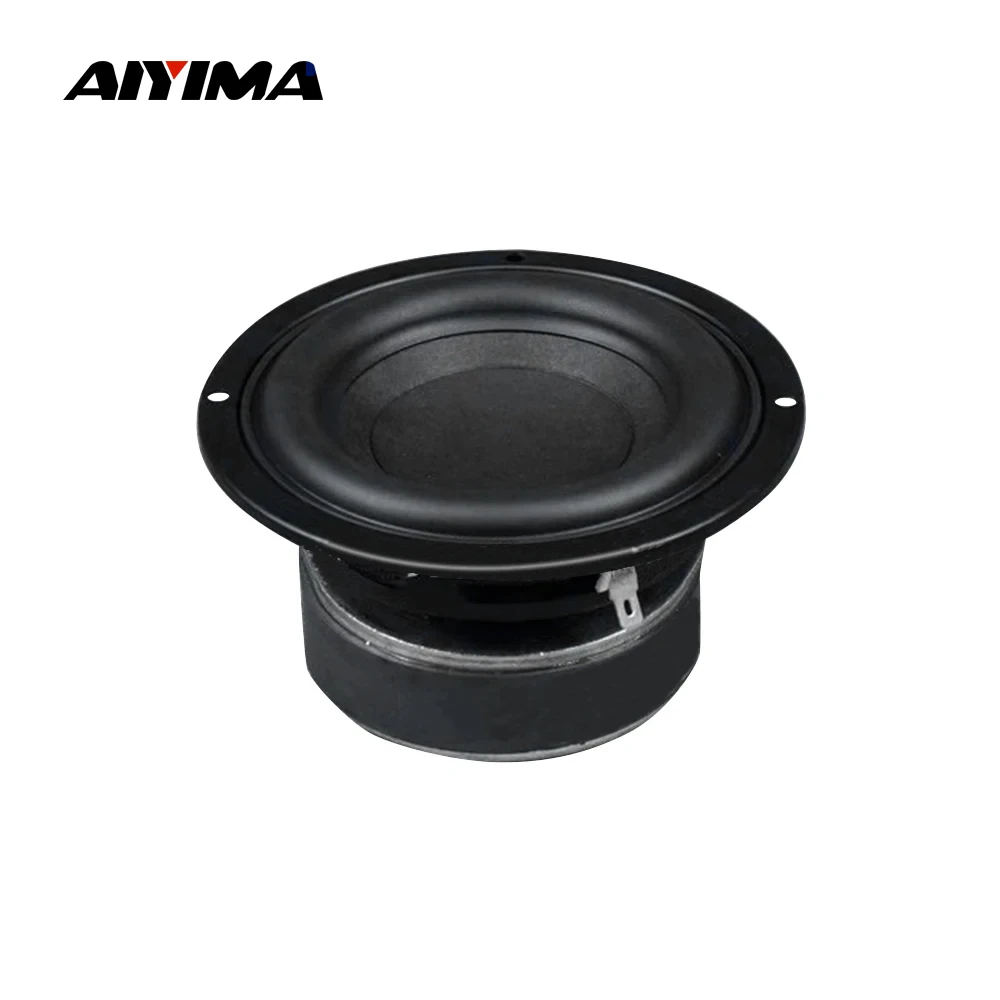 aiyima-サブウーファースピーカー4インチスピーカーhifi4オーム50wスーパーベースサウンド屋内スピーカーリビングルーム21スピーカー1ユニット