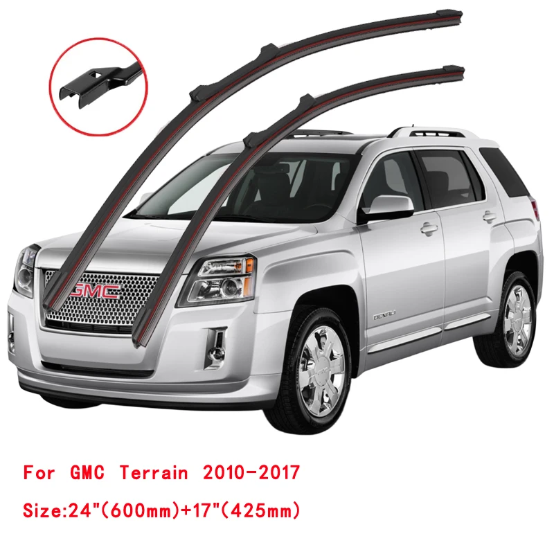 

For GMC Terrain 2010-2024 Car Windshield Wiper Blade Front Windscreen Brushes Washer Accessories Cleaning Replacement Parts