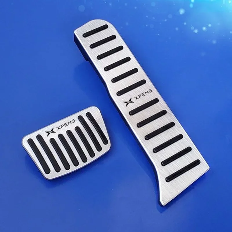 For Xpeng P7 G3 Brake Accelerator Pedal Retrofit Interior Cab Non-slip Aluminum Alloy Pedal Car Accessories