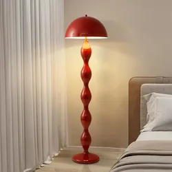 Grzyb Macaron E27 Led lampy podłogowe do Sofa do salonu bocznego pilota przyciemnionego lampa stojąca lampka nocna do sypialni wystroju domu