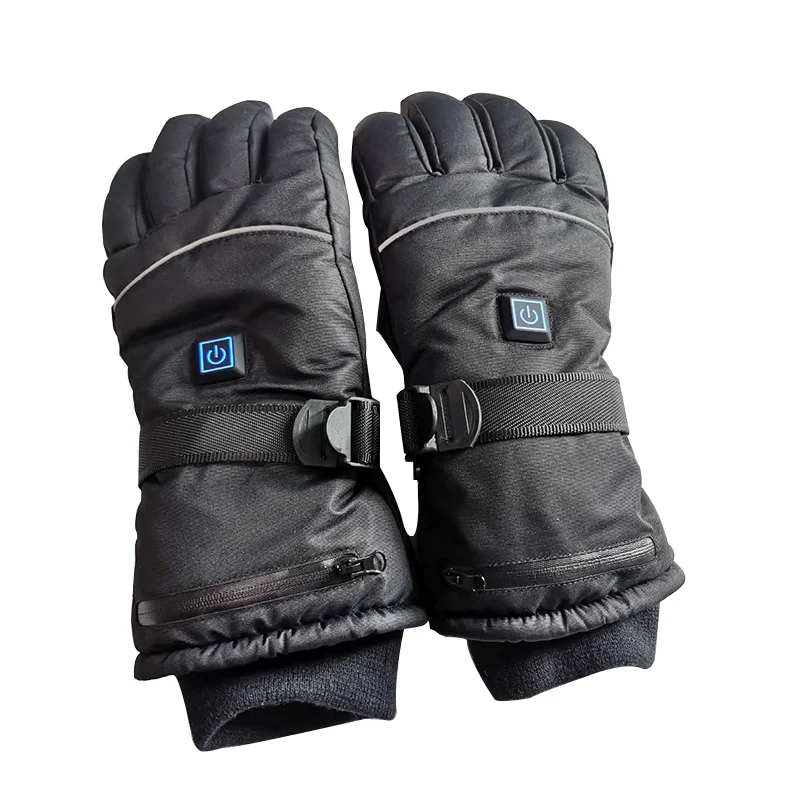 

Winter heating gloves can be charged with five fingers, heating, sports, skiing, electric heating, warm hands and touch screen.