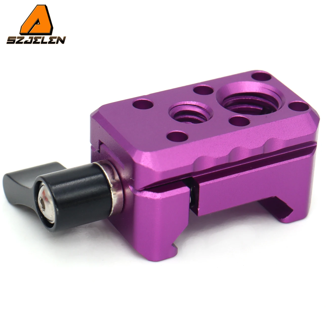Quick Release NATO Track Clamp Fixture with 1/4