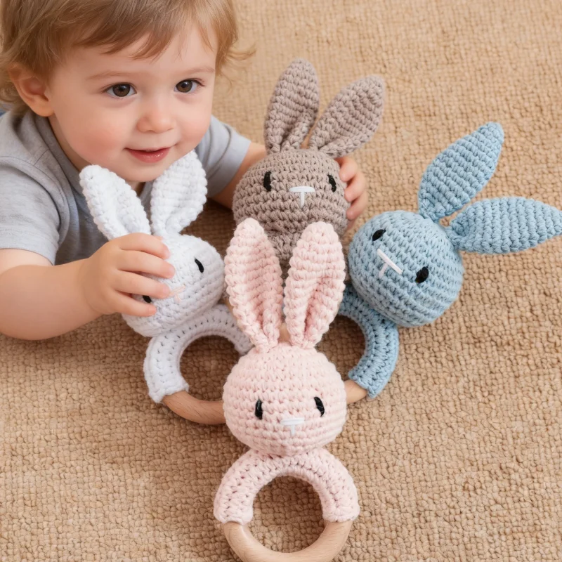 Houten baby rammelaar speelgoe - Travel Accessories For 3 Year Old recensie en prijs