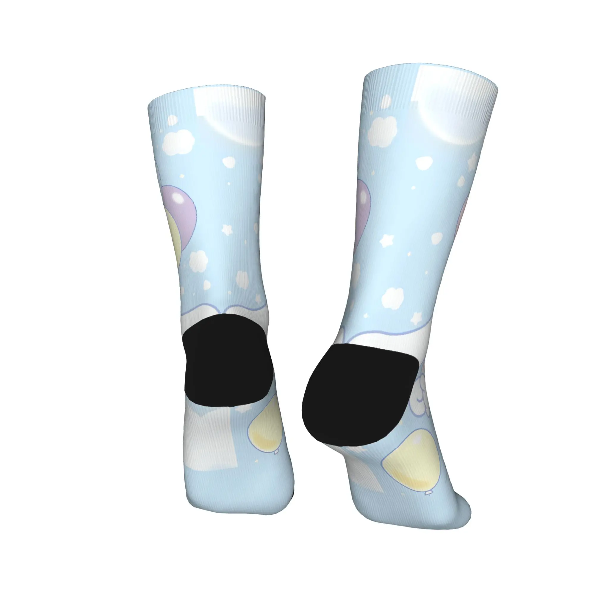 Cinnamorolls Flying Stockings Design Fashion Socks Autumn Non Skid Socks Men Outdoor Sports Quality Socks