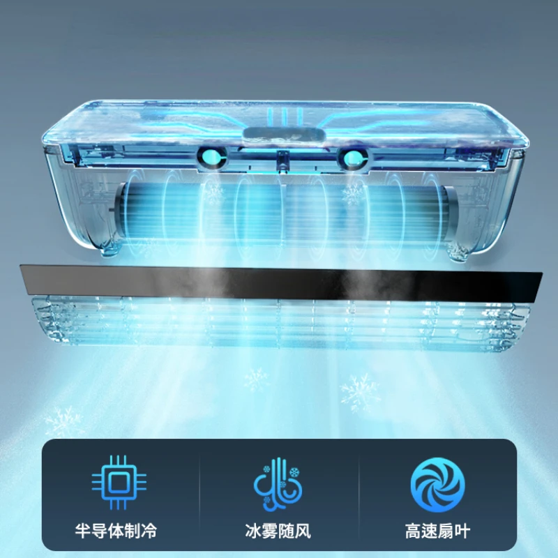 พัดลมลมขนาดใหญ่แบบชาร์จไฟได้สำหรับใช้ในครัวเครื่องปรับอากาศทำความเย็นติดผนังพัดลมติดตั้ง kipas angin Portable ควบคุมระยะไกล