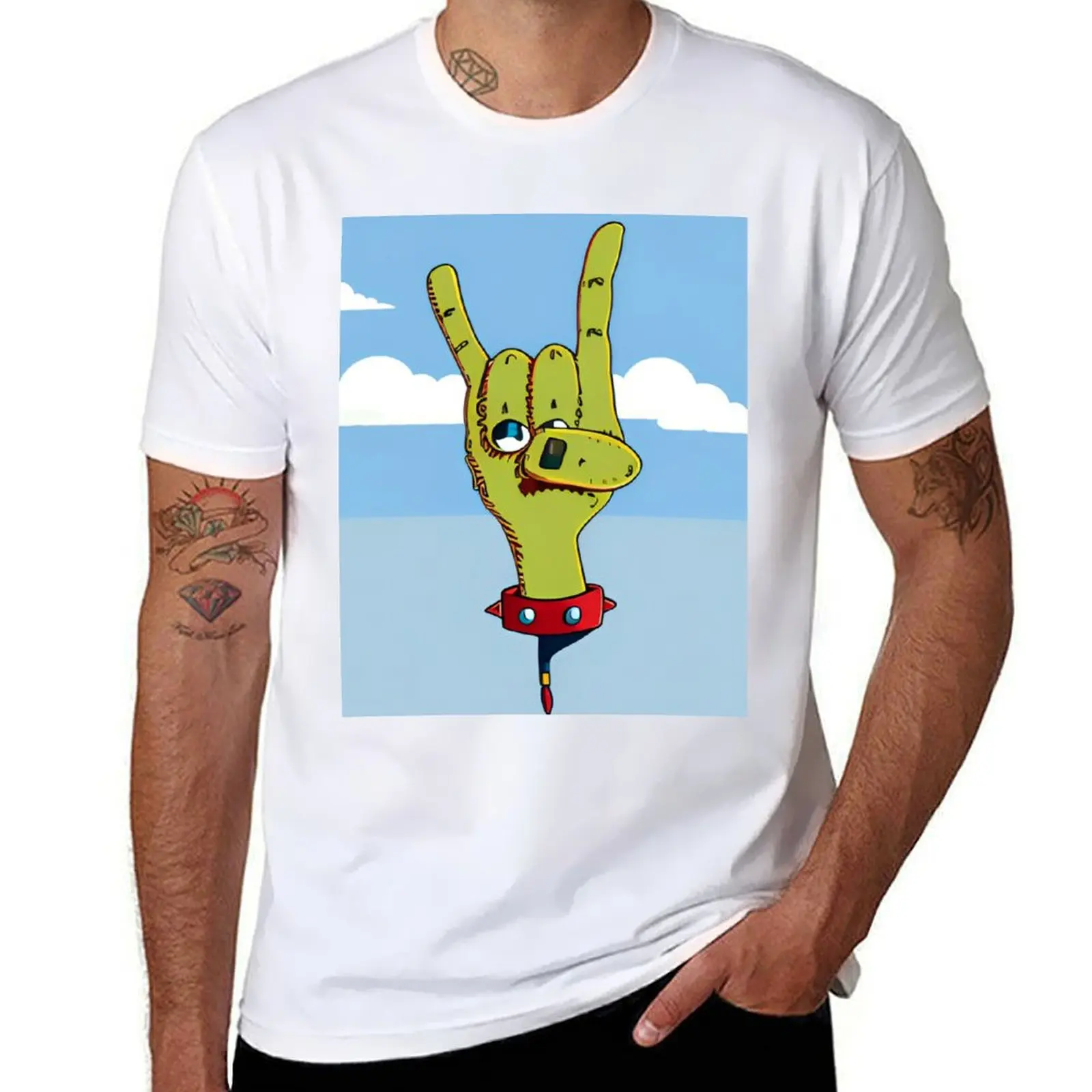 

Cartoon rocker T-Shirt man graphic t shirt t shirts for man graphic funny