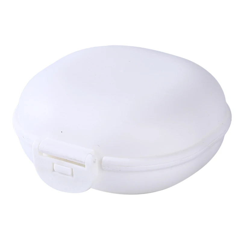 1pc waterproof soap box with lid travel bathroom creative cute solid color draining portable holde