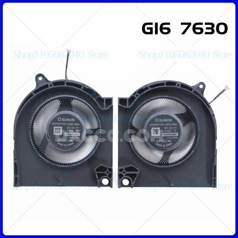 For DELL MASTER G16 7630 FAN SUNON EG75071S1-C270-S9A