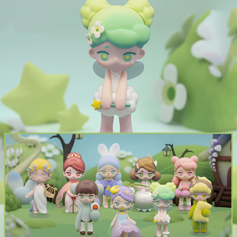 

Original Mina Elf Garden Fairy Elf Series Surprise Blind Box Cartoon Designer Dolls Mistery Figure Kawaii Trendy Girls Holiday