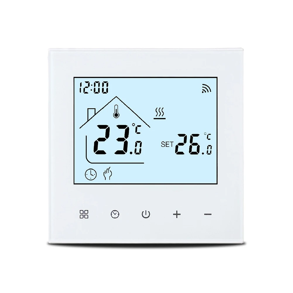 

1 шт. умный термостат переменного тока 230 В умный термостат управления подогревом термостат для нагрева воды умный домашний термостат цифровой заподлицо