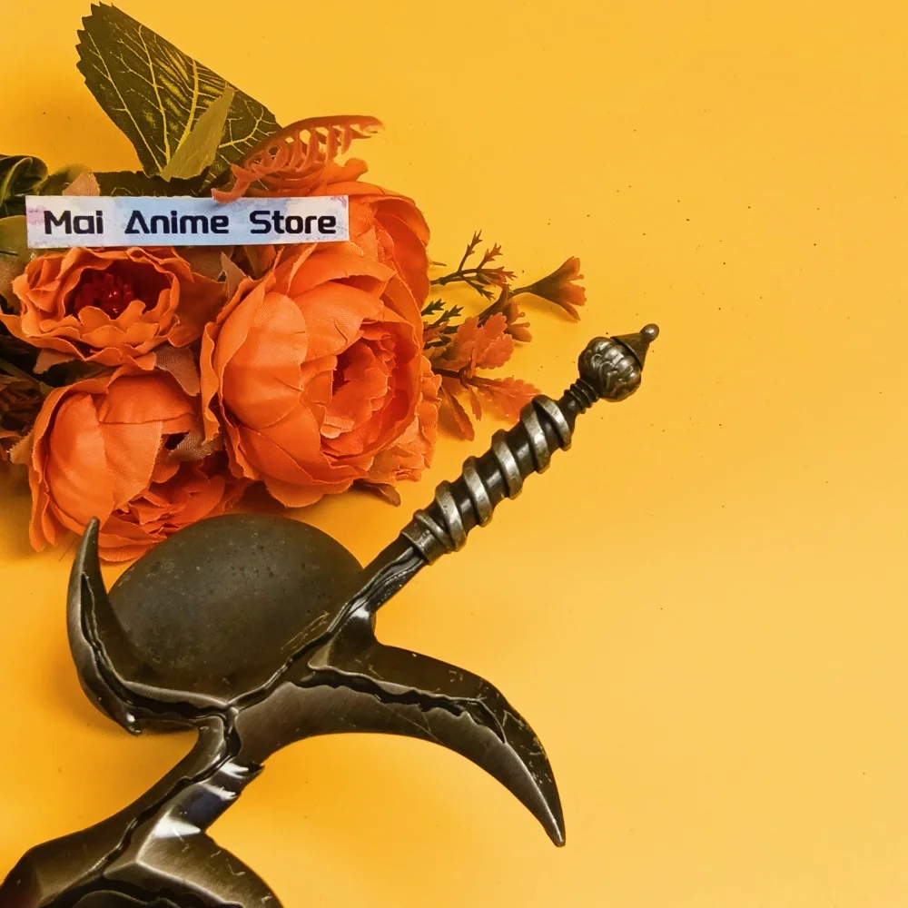 7.1 inch Anime Elden Zwart Mes Katana Originele Samurai Sabel Staal Elden Ninja Mes Echte Katana Metalen Zwaard Losse Speelgoed gift