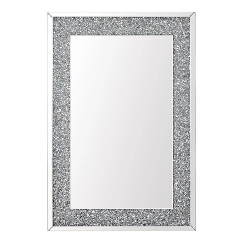

Crystal crushed diamond mirror, bathroom, bathroom mirror, wall-mounted decorative mirror
