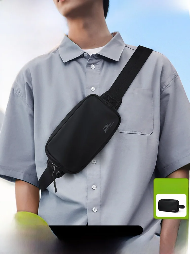 

Casual Men's Crossbody Bag Lightweight Waist Bag for Commuting Single Shoulder Small Bag Brand Leisure Sports Bag