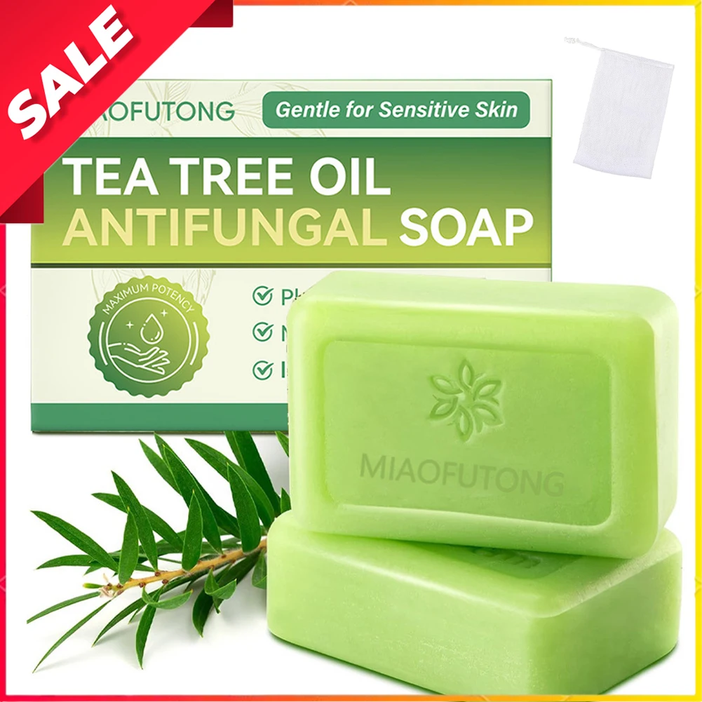 

Мыло с чайным деревом, мыло против грибкости с маслом чайного дерева, натуральное мыло для очистки кожи тела, отшелушивающее мыло с молочным отшелушиванием