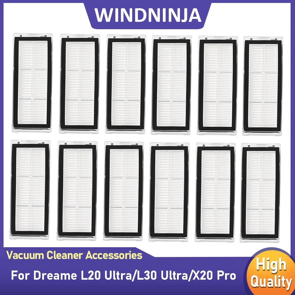 

Compatible for Dreame X20 Pro L20 Ultra L30 Ultra Robot Vacuum Cleaner Filters High-Efficiency Dust Filtration HEPA Filter Parts