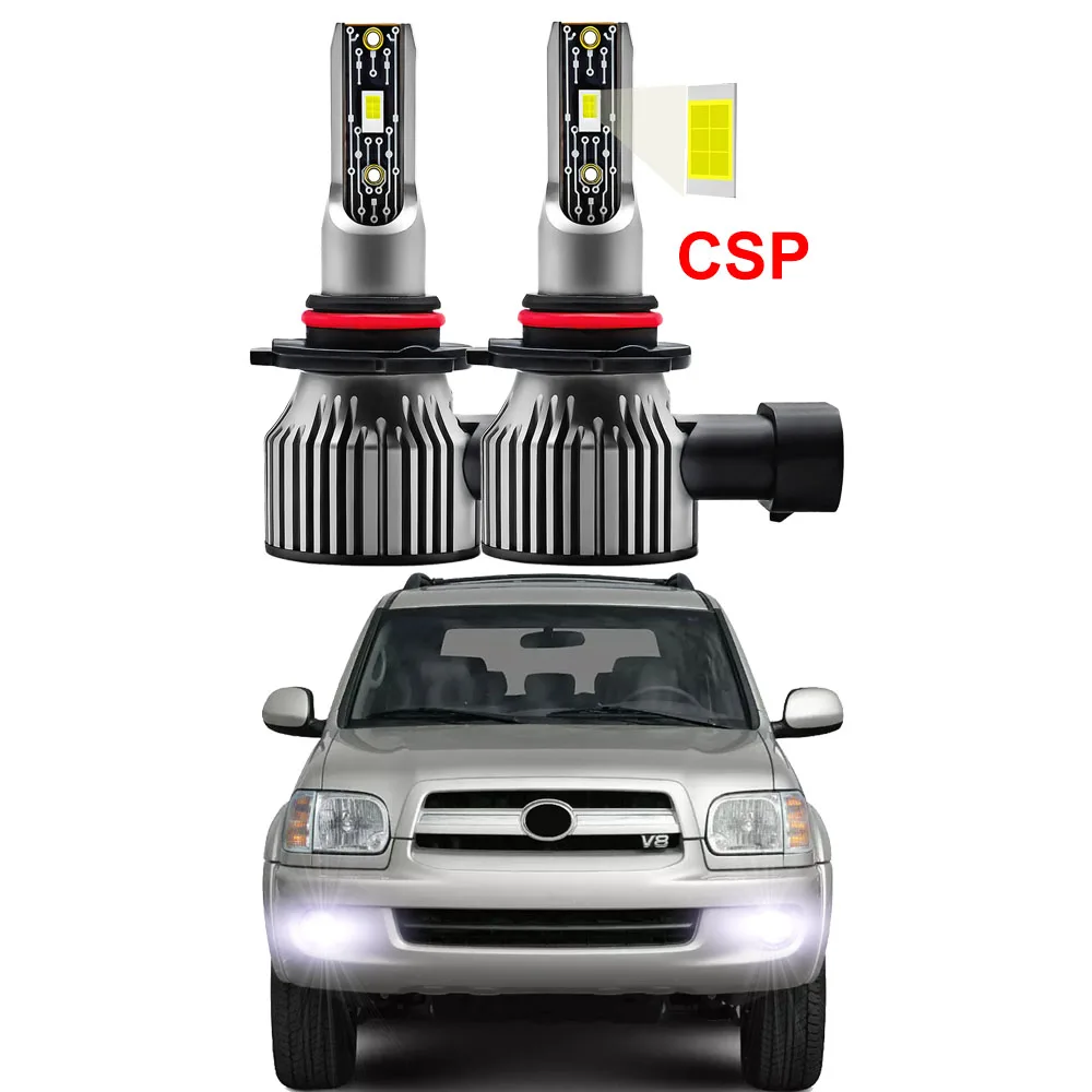 

2Pcs LED Fog Light Bulbs For Toyota Sequoia 2001 2002 2003 2004 2005 2006 2007 LED White Fog Lamp Canbus 6500k