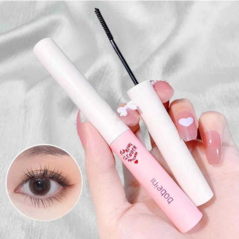 Ultra-Fijne Kleine Borstelkop Mascara Verlengende Zwarte 3d Lash Wimper Verlenging Wimpers Langdragende Zwarte Kleur Mascara