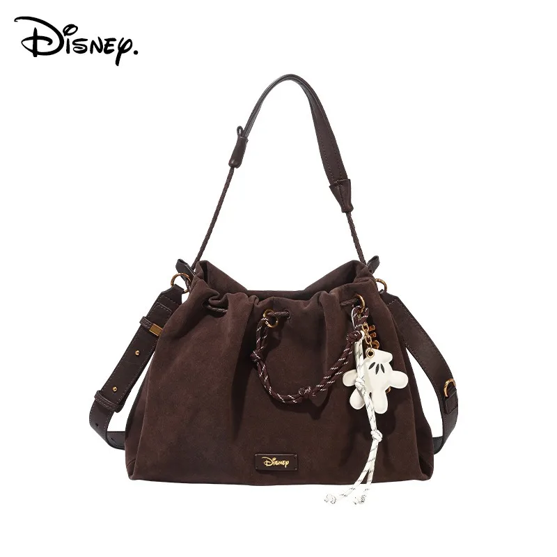 

Disney New Mickey Original Woment Handbag Luxury Brand Fashion Women's Shoulder Messenger Bags Cartoon Drawstring Women's Bags
