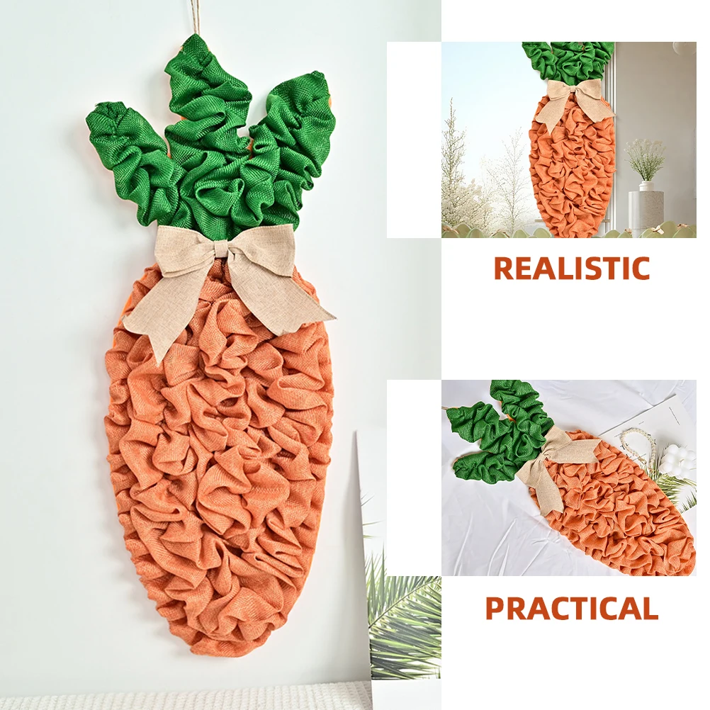 

Decorations Carrot Easter Wreath Prop Wall Party Supplies Hanging Decor Home Garland Props Easter Wreath Party Supplies