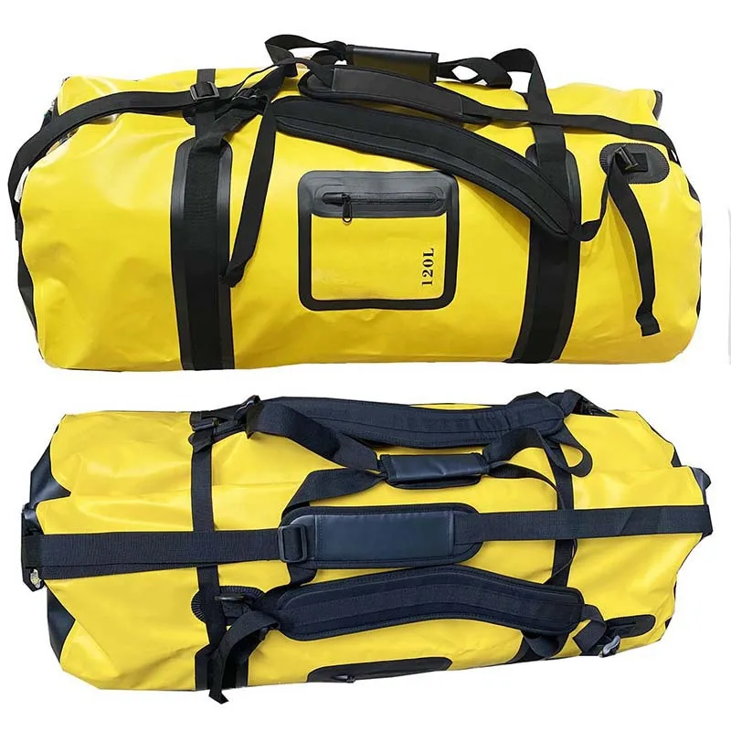 Carrying Bag with Large Capacity, Camping Tent, Hiking Bag, Motorcycle and Bicycle Bag, Outdoor Waterproof Bag, 120L Roof Bag