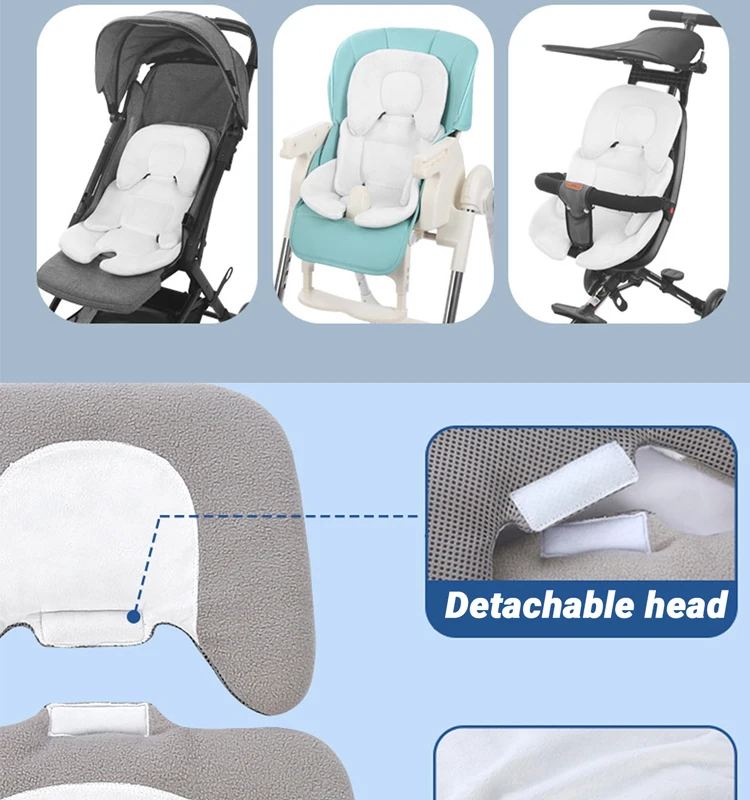 Baby Kinderwagen Sitz Pad Multifunktionale Universal Doppelseitige Baby Auto Sitzkissen Kinder Warenkorb Matratze Matte Kinderwagen Zubehör – Detail 6