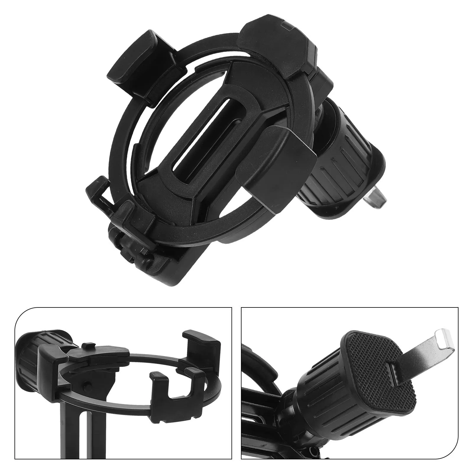 

Автомобильный держатель для чашки, складное двойное крепление для телефона и напитков для автомобильного вентиляционного отверстия, совместимое с бутылками с водой и