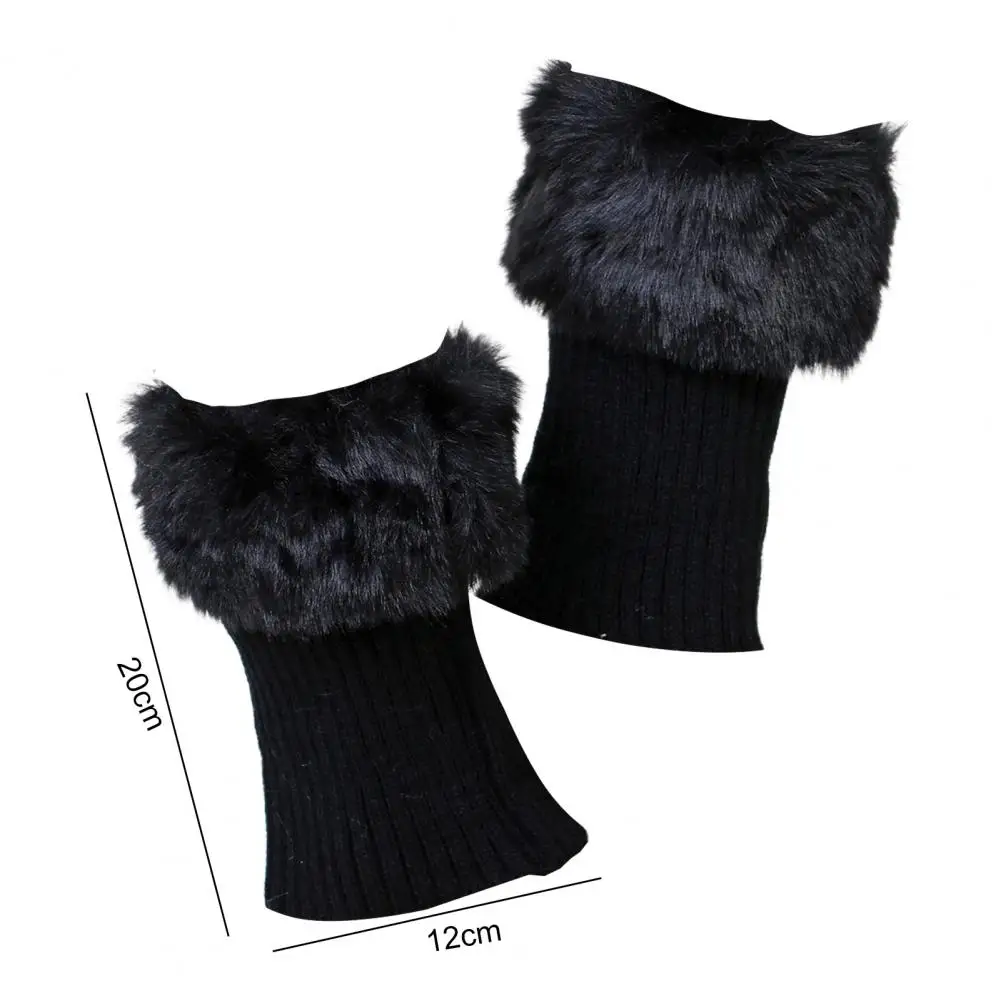 1 Pair Ankle Warm Covers  Fashion Outdoor Sports Leg Warm Cover High Plush Socks  Breathable Leg Warmers