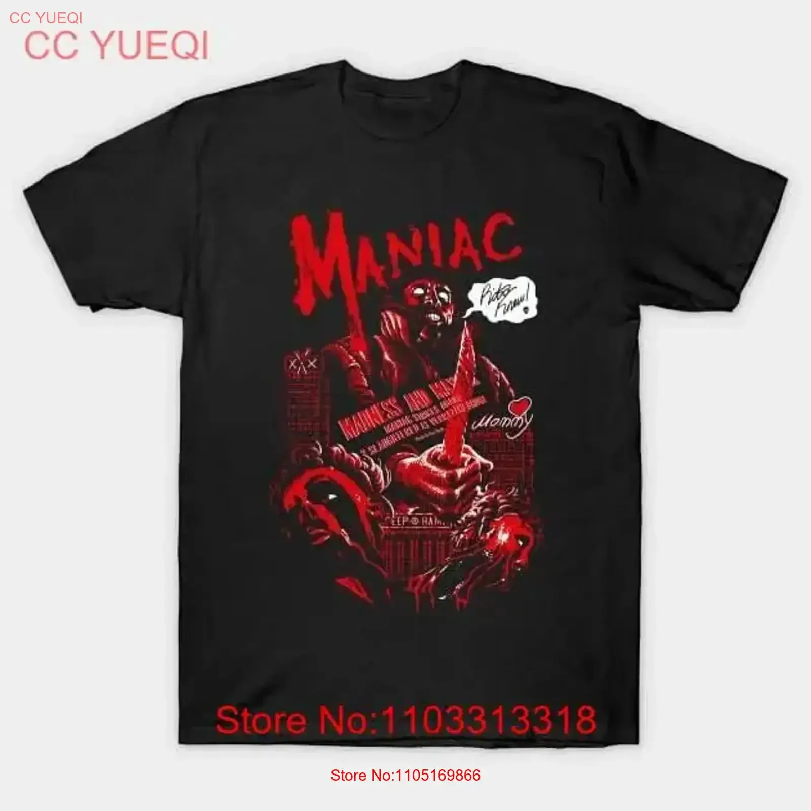 Maniac Made in Australia T Shirt S 5XL vintage Washed Slightly Comfortable Soft graphic streetwear homme Stretched Casual