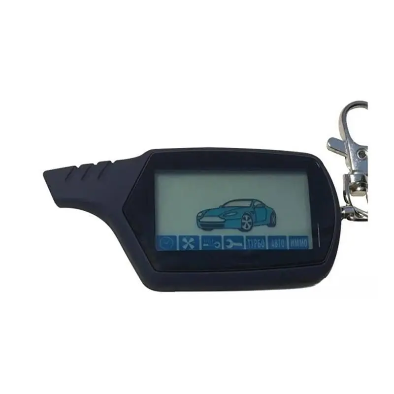 Strict A91 LCD Remote Control Key 2 Way Car Alarm System For Starline A91 Russian Engine Starter