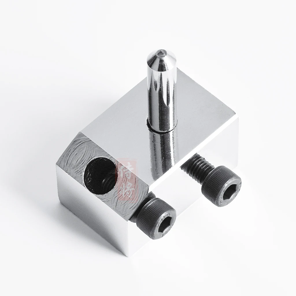 Adjustable Type Metal Diamond Dresser Pens Holder Base Silver Tone W Screws for Diamond Dresser Diameter Less Than 10mm 12mm