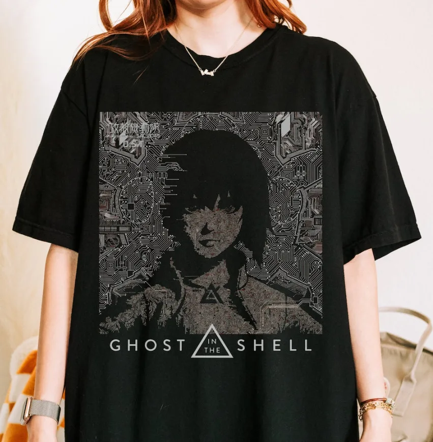 

The Ghost In The Shell Anime T-Shirt, Motoko Kusanagi Anime Tee Shirt S-5Xl