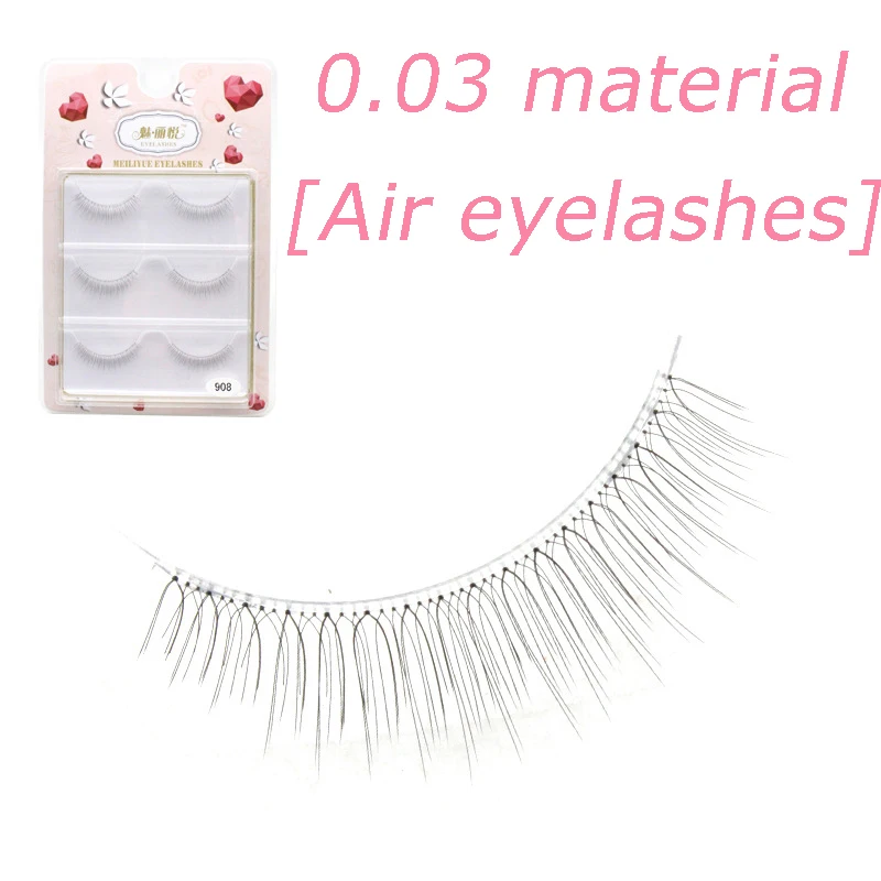 New 2024 Natural Soft Eyelash Individual Grafting Eyelashes Extension Chinese Volume Curl False Lashes Make up Cilias
