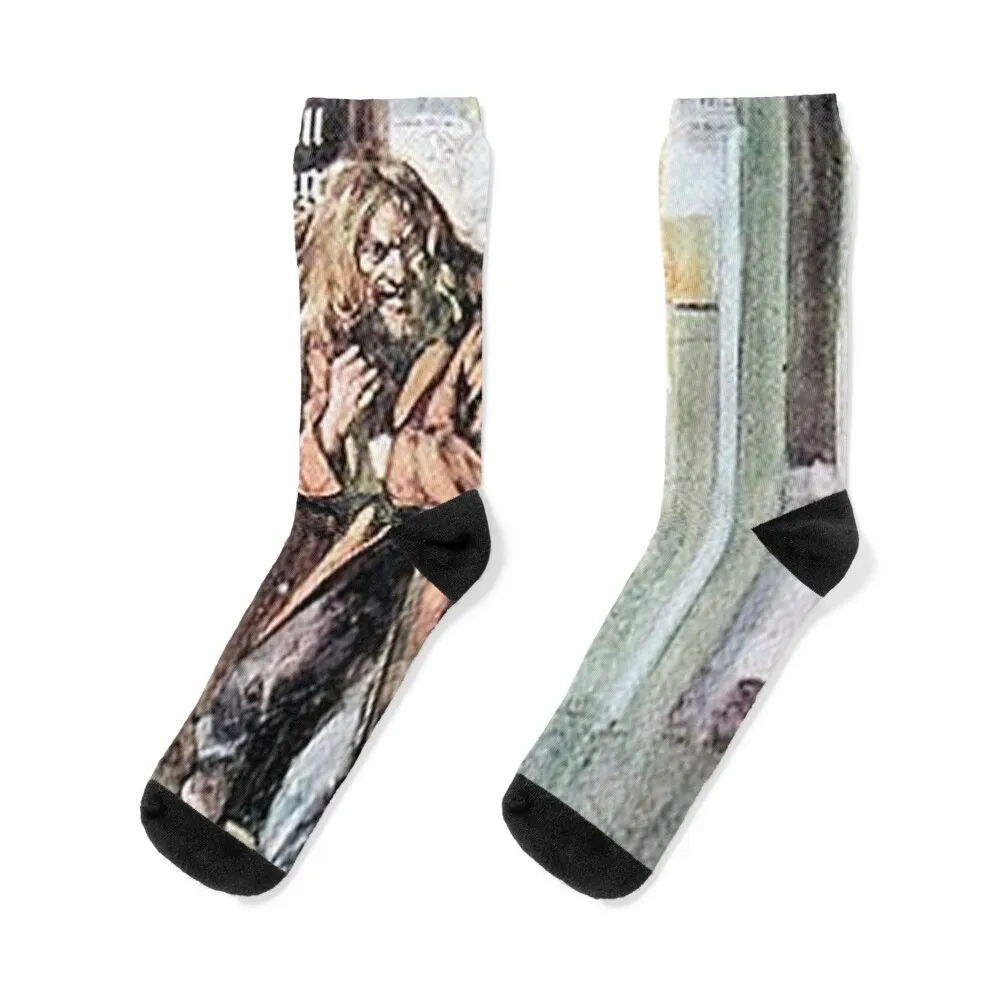 Jethro Tull Aqualung Paint Art Socks Soccer sheer snow Stockings compression Ladies Socks Men's